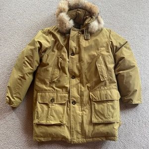 Woolrich Mens Hooded Arctic Parka with Fur Collar - L